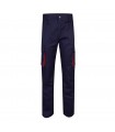 VL HYPNOS Pantalon de sarga multibolsillos bicolor 200g m en algodon 35 y poliester 65