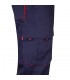 VL HYPNOS Pantalon de sarga multibolsillos bicolor 200g m en algodon 35 y poliester 65