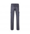 VL HYPNOS Pantalon de sarga multibolsillos bicolor 200g m en algodon 35 y poliester 65