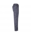 VL HYPNOS Pantalon de sarga multibolsillos bicolor 200g m en algodon 35 y poliester 65