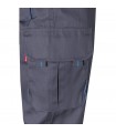 VL HYPNOS Pantalon de sarga multibolsillos bicolor 200g m en algodon 35 y poliester 65