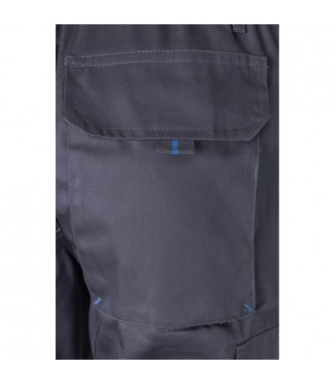 VL HYPNOS Pantalon de sarga multibolsillos bicolor 200g m en algodon 35 y poliester 65