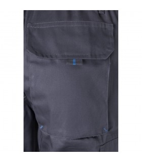 VL HYPNOS Pantalon de sarga multibolsillos bicolor 200g m en algodon 35 y poliester 65