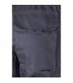 VL HYPNOS Pantalon de sarga multibolsillos bicolor 200g m en algodon 35 y poliester 65