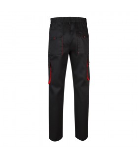 VL HYPNOS Pantalon de sarga multibolsillos bicolor 200g m en algodon 35 y poliester 65