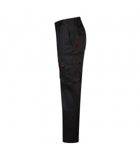 VL HYPNOS Pantalon de sarga multibolsillos bicolor 200g m en algodon 35 y poliester 65