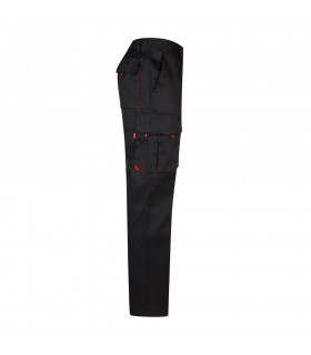 VL HYPNOS Pantalon de sarga multibolsillos bicolor 200g m en algodon 35 y poliester 65
