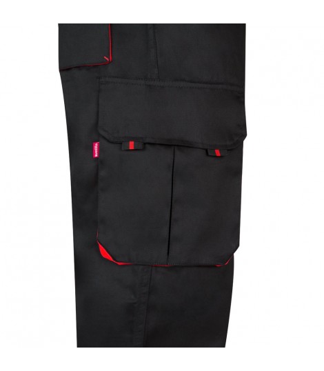 VL HYPNOS Pantalon de sarga multibolsillos bicolor 200g m en algodon 35 y poliester 65