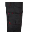 VL HYPNOS Pantalon de sarga multibolsillos bicolor 200g m en algodon 35 y poliester 65