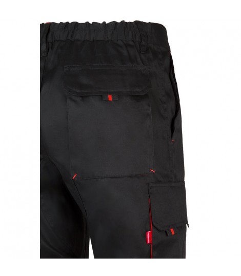 VL HYPNOS Pantalon de sarga multibolsillos bicolor 200g m en algodon 35 y poliester 65