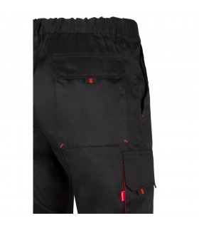VL HYPNOS Pantalon de sarga multibolsillos bicolor 200g m en algodon 35 y poliester 65