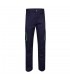 VL HYPNOS Pantalon de sarga multibolsillos bicolor 200g m en algodon 35 y poliester 65