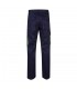 VL HYPNOS Pantalon de sarga multibolsillos bicolor 200g m en algodon 35 y poliester 65