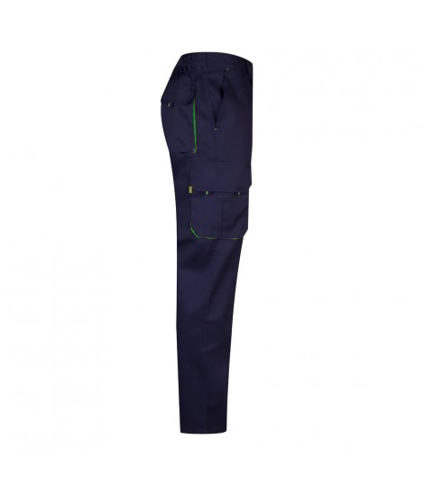 VL HYPNOS Pantalon de sarga multibolsillos bicolor 200g m en algodon 35 y poliester 65