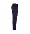 VL HYPNOS Pantalon de sarga multibolsillos bicolor 200g m en algodon 35 y poliester 65