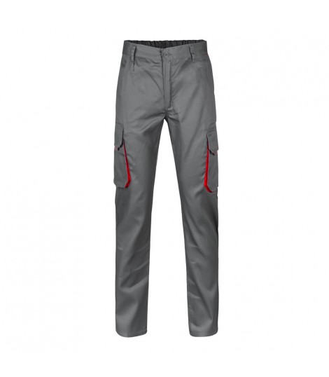 VL HYPNOS Pantalon de sarga multibolsillos bicolor 200g m en algodon 35 y poliester 65