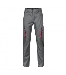 VL HYPNOS Pantalon de sarga multibolsillos bicolor 200g m en algodon 35 y poliester 65