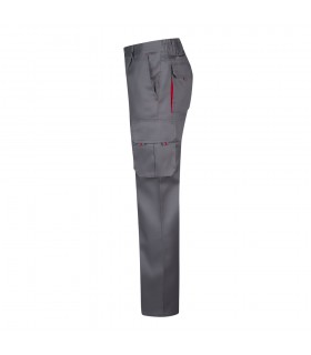 VL HYPNOS Pantalon de sarga multibolsillos bicolor 200g m en algodon 35 y poliester 65