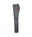 VL HYPNOS Pantalon de sarga multibolsillos bicolor 200g m en algodon 35 y poliester 65