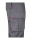 VL HYPNOS Pantalon de sarga multibolsillos bicolor 200g m en algodon 35 y poliester 65