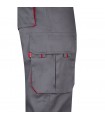 VL HYPNOS Pantalon de sarga multibolsillos bicolor 200g m en algodon 35 y poliester 65