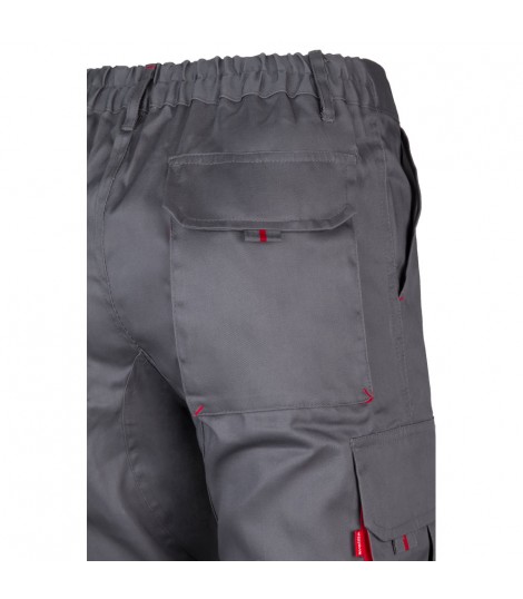 VL HYPNOS Pantalon de sarga multibolsillos bicolor 200g m en algodon 35 y poliester 65