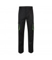 VL HYPNOS Pantalon de sarga multibolsillos bicolor 200g m en algodon 35 y poliester 65
