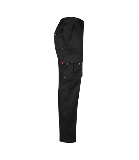 VL HYPNOS Pantalon de sarga multibolsillos bicolor 200g m en algodon 35 y poliester 65