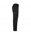 VL HYPNOS Pantalon de sarga multibolsillos bicolor 200g m en algodon 35 y poliester 65