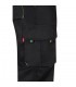 VL HYPNOS Pantalon de sarga multibolsillos bicolor 200g m en algodon 35 y poliester 65