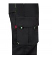 VL HYPNOS Pantalon de sarga multibolsillos bicolor 200g m en algodon 35 y poliester 65