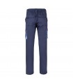 VL HYPNOS Pantalon de sarga multibolsillos bicolor 200g m en algodon 35 y poliester 65