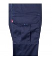 VL HYPNOS Pantalon de sarga multibolsillos bicolor 200g m en algodon 35 y poliester 65