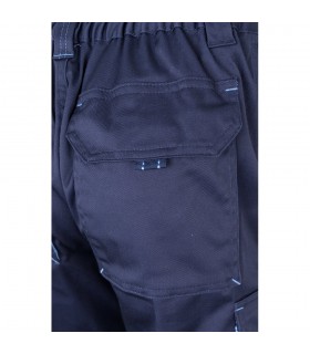 VL HYPNOS Pantalon de sarga multibolsillos bicolor 200g m en algodon 35 y poliester 65