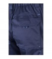 VL HYPNOS Pantalon de sarga multibolsillos bicolor 200g m en algodon 35 y poliester 65