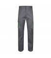 VL HYPNOS Pantalon de sarga multibolsillos bicolor 200g m en algodon 35 y poliester 65