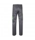 VL HYPNOS Pantalon de sarga multibolsillos bicolor 200g m en algodon 35 y poliester 65