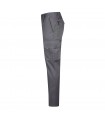 VL HYPNOS Pantalon de sarga multibolsillos bicolor 200g m en algodon 35 y poliester 65