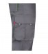 VL HYPNOS Pantalon de sarga multibolsillos bicolor 200g m en algodon 35 y poliester 65