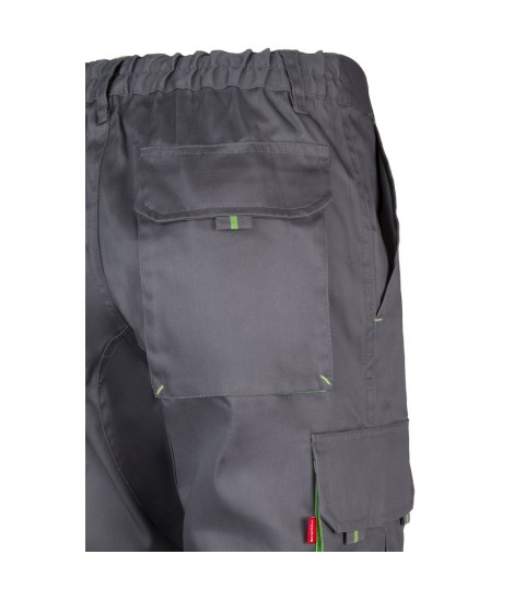 VL HYPNOS Pantalon de sarga multibolsillos bicolor 200g m en algodon 35 y poliester 65
