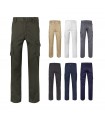 VL PAN Pantalon elastico multibolsillos 290g m en algodon 46 EME 38 y poliester 16