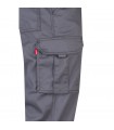 VL PAN Pantalon elastico multibolsillos 290g m en algodon 46 EME 38 y poliester 16