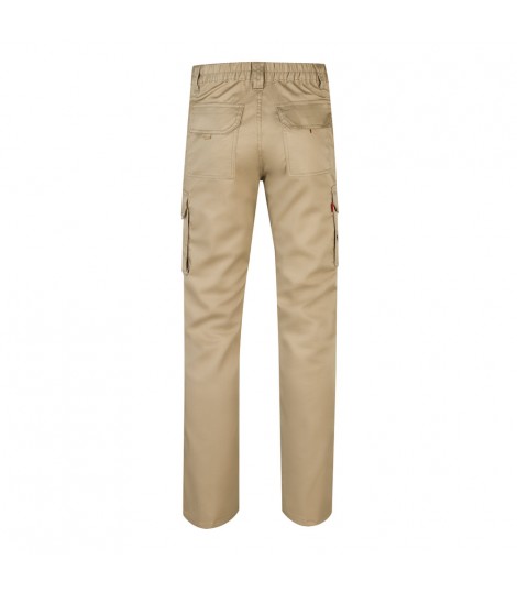 VL PAN Pantalon elastico multibolsillos 290g m en algodon 46 EME 38 y poliester 16