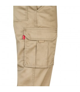 VL PAN Pantalon elastico multibolsillos 290g m en algodon 46 EME 38 y poliester 16