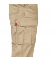 VL PAN Pantalon elastico multibolsillos 290g m en algodon 46 EME 38 y poliester 16