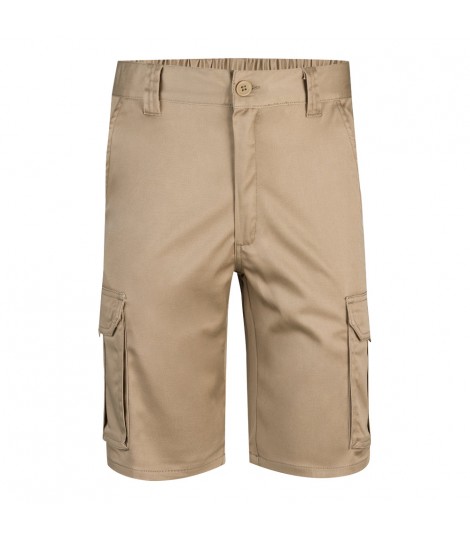 VL HEBE Bermudas elasticas multibolsillos 240g m en algodon 46 EME 38 y poliester 16