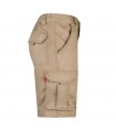VL HEBE Bermudas elasticas multibolsillos 240g m en algodon 46 EME 38 y poliester 16