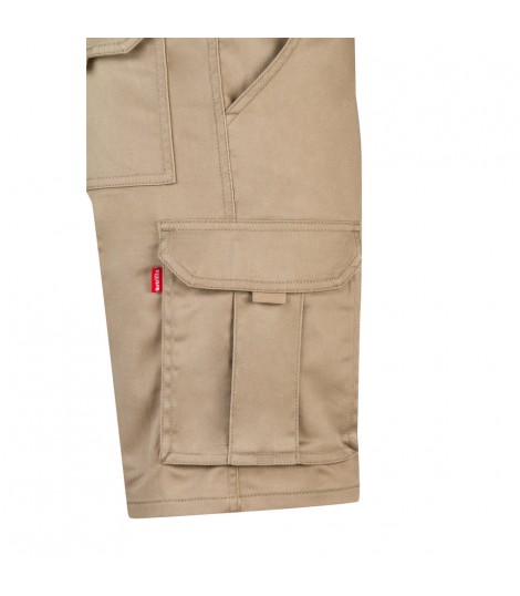 VL HEBE Bermudas elasticas multibolsillos 240g m en algodon 46 EME 38 y poliester 16