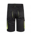 VL HEMERA Bermudas elasticas bicolor y multibolsillos 240 g m en algodon 46 EME 38 y poliester 16