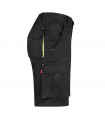 VL HEMERA Bermudas elasticas bicolor y multibolsillos 240 g m en algodon 46 EME 38 y poliester 16